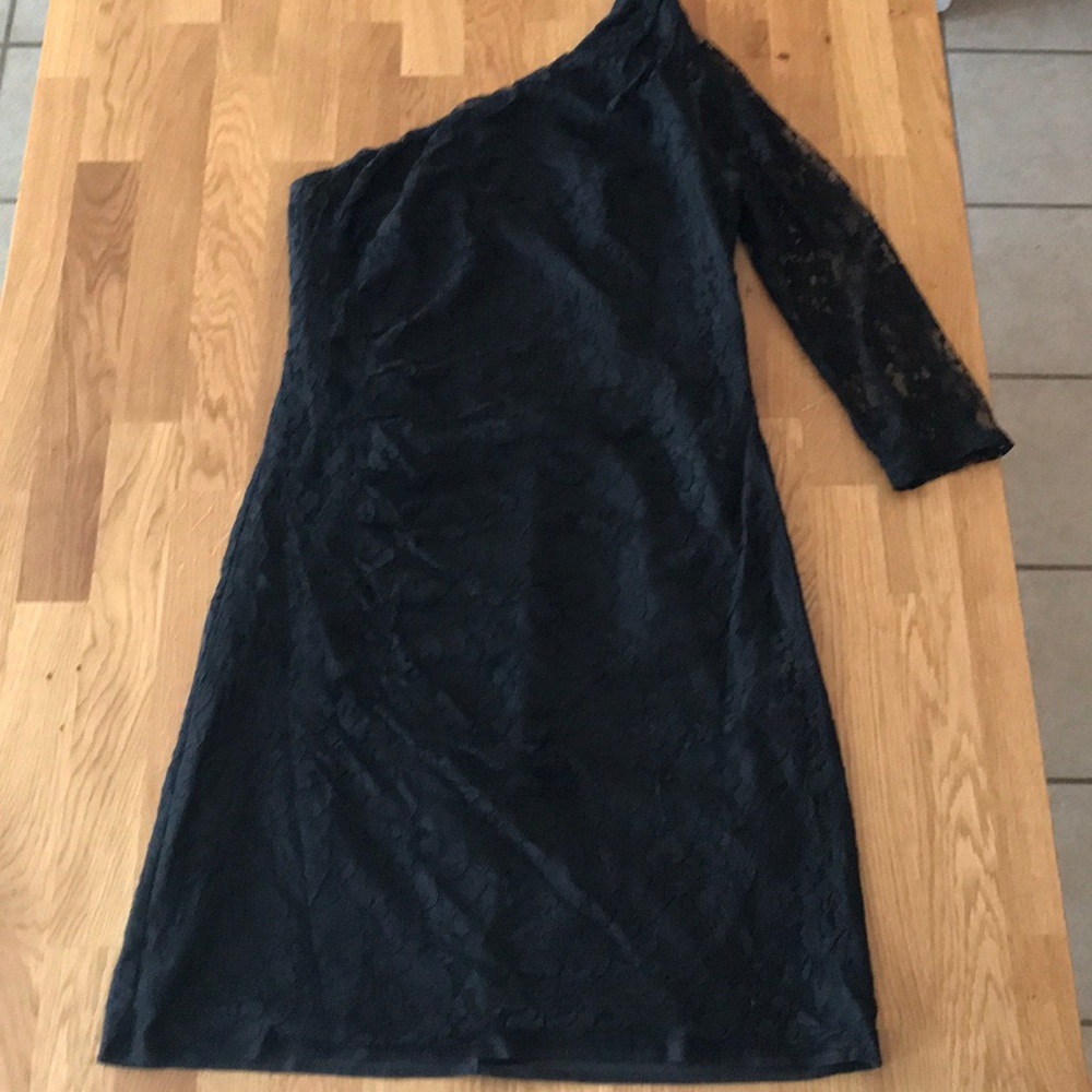Black lace dress